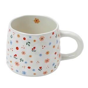 MAINSTAYS Stoneware 13.5oz Floral Mug